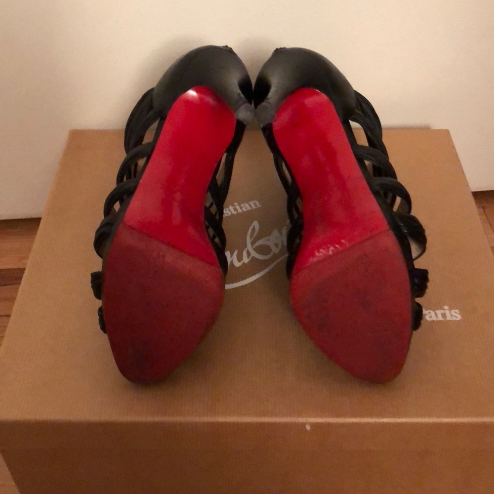Louboutin cage stilettos black - Picture 5 of 6